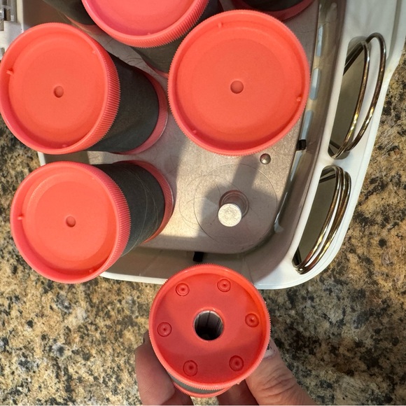 Conair More Big Curls 12 Pink Jumbo Hot Rollers Curler 12 Clips Pageant TESTED - Picture 4 of 11